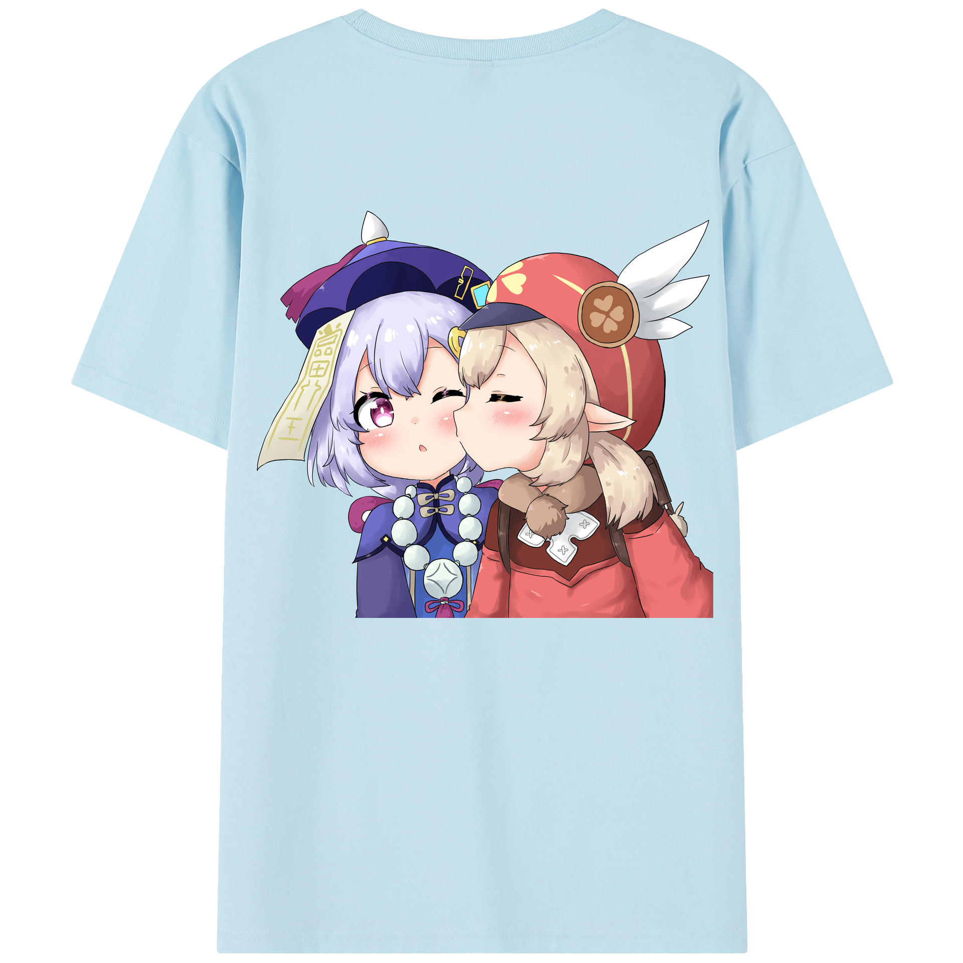 げんし神 七七 なな  genshin Nana 綿100％半袖Tシャツ（背面プリント）
